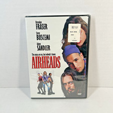 Airheads DVD Factory Sealed OOP Brendan Fraser Adam Sandler Steve Buscemi 1994