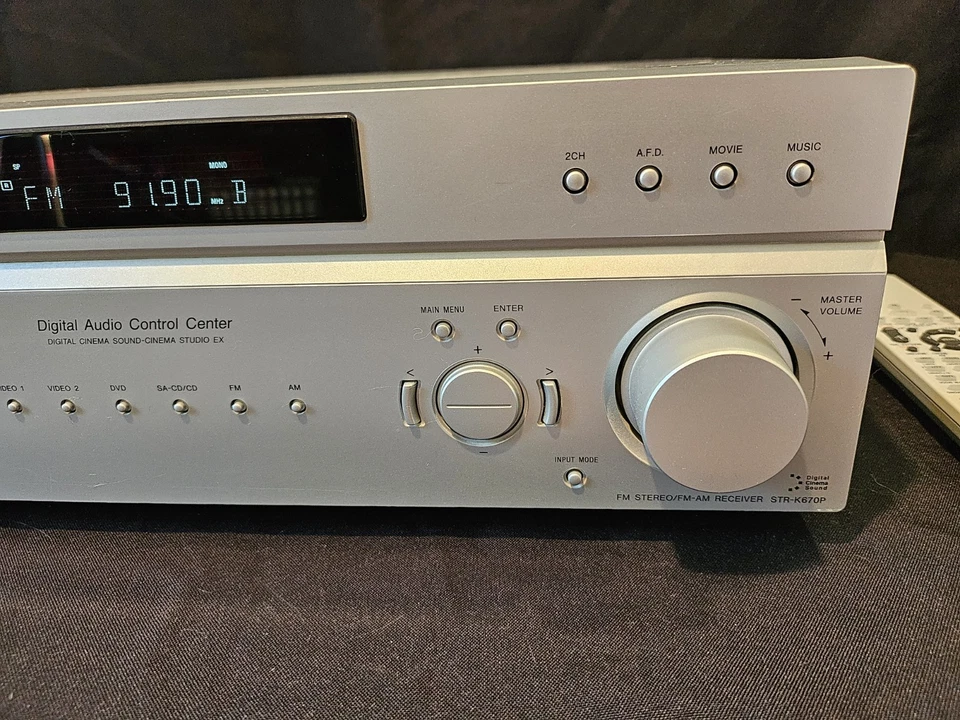 Sony STR-K670P -5.1 Channel AM FM Stereo Surround Sound Receiver Bundle W/Remote - Image 4 of 4