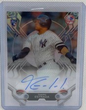 THAIRO ESTRADA 2019 TOPPS HIGH TEK ROOKIE ON CARD AUTO RC #HTA-TE