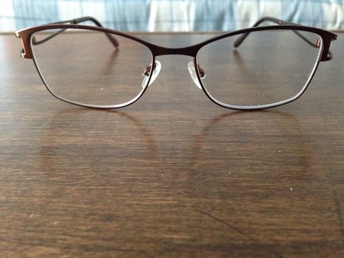 Metal Eyeglass Frames Copper Colored Unbranded Women 48-25-135
