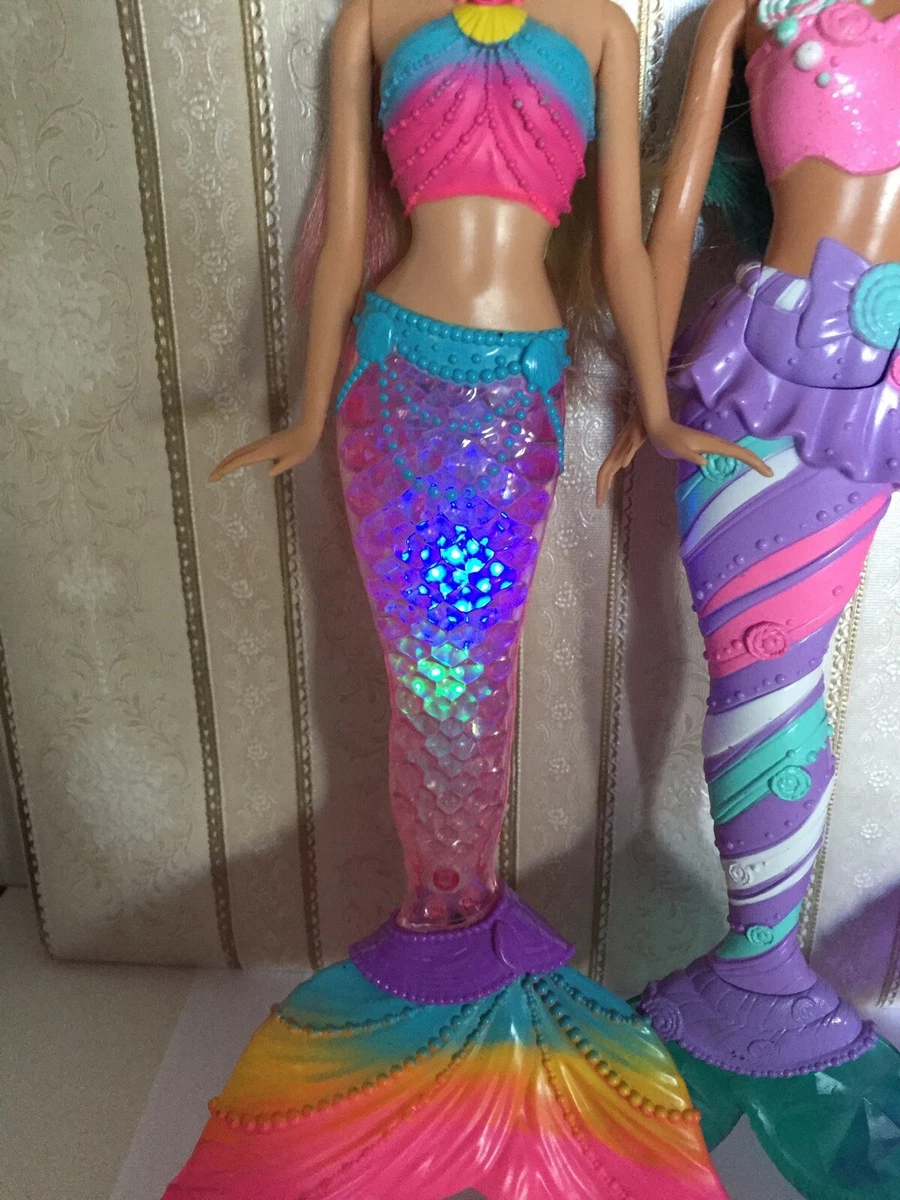 Barbie Doll Bundle Mermaid Dolls With Chelsea Light up Mermaid