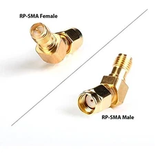 1pc x 45 Degree Adapter Connector for FPV Race Goggle Antenna (RP-SMA Male to