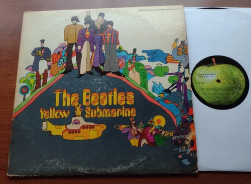 CANADA!!! THE BEATLES Yellow Submarine 1969 1st Press NO HOLE APPLE SW-153 LP