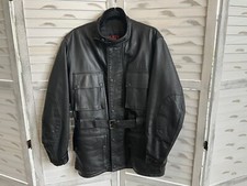 Vintage Y2K Ducati Leather Casual Motorcycle Jacket Medium Sport Classic VG