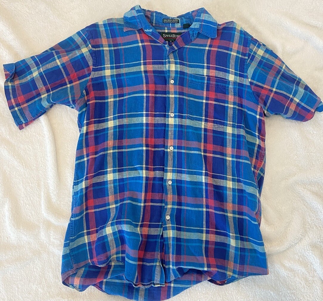 FILA Savile Row vintage maniche corte abbottonato