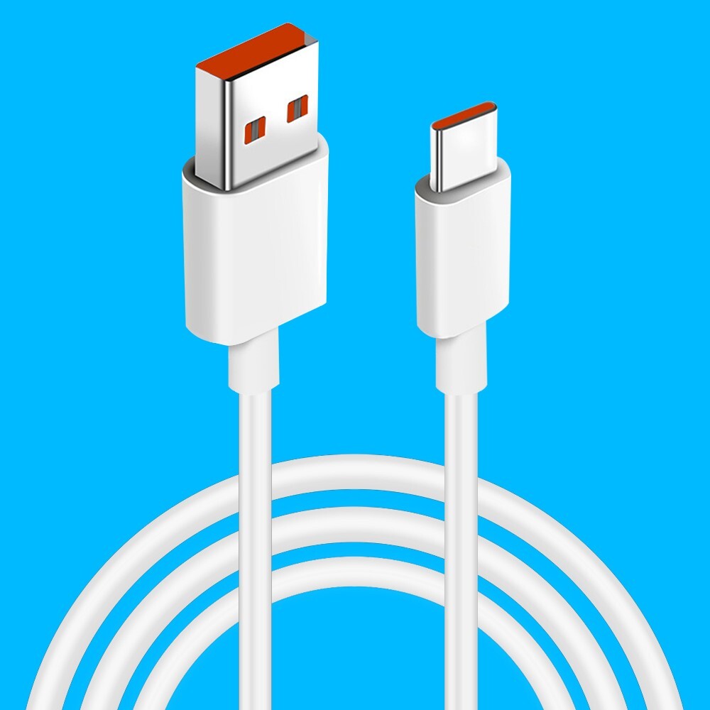 100% New 120W 6A USB-C to USB-A 6ft Fast Charging Cable for OnePlus Nord N20 5G US Version