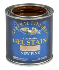 General Finishes Oil Base Gel Stain 1/2 Pint New Pine