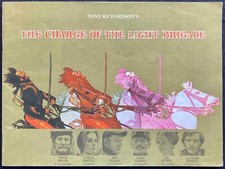 Charge of the Light Brigade ORIGINAL Movie Brochure Tony Richardson Redgrave '68