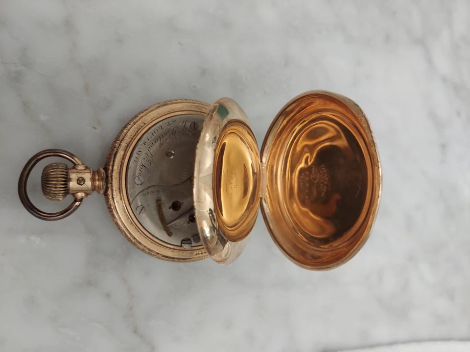 очень редкие карманные часы j bolland & son, pat'd 7 декабря 1886 г., сделано очень мало. - Изображение 3 из 4