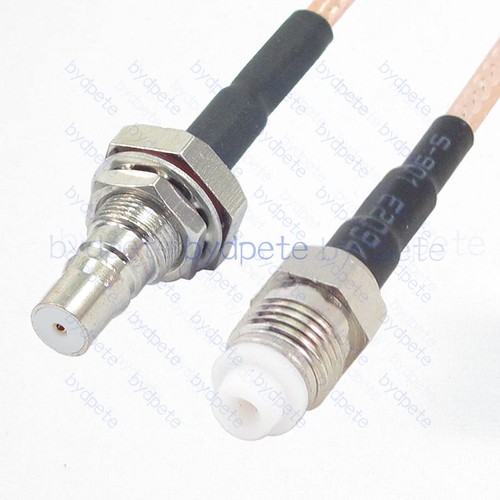 QMA female to SMA SMB SMC N UHF BNC TNC FME F MCX MMCX CRC9 TS9 RG316 Coax Cable - Picture 36 of 58