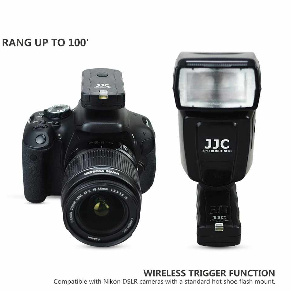 JJC 3in1 Flash Trigger Remote Control fr Olympus E-PL9 E-PL8 E-PL7 E-M10 II E-M5 - Image 4 of 4
