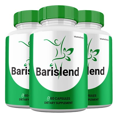 Barislend Capsules, Max Strength Formula, Official Barislend Pills (3 Pack)