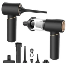 Sopladora De Aire Pequeña Para PC Teclado Compu Portatil Recargable Multiuso US