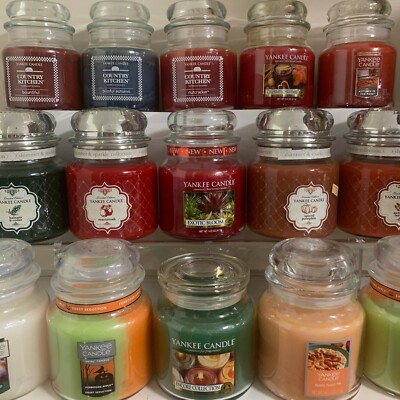 Yankee Candle Original Medium Jar Candle 14.5 oz New & Rare Pick Your Favorite