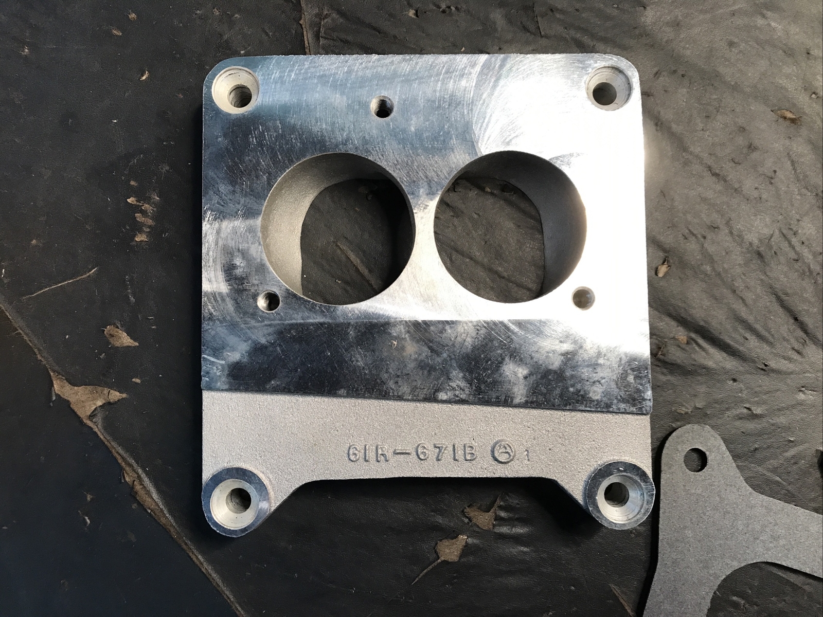 Holley 1745 TBI Adapter Square Bore To TBI Flange For 2 bbl ProJection eBay