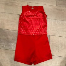 WEISSMAN IC INTERMEDIATE CHILD RED DANCE COSTUME COMPETITION STYLE 11951