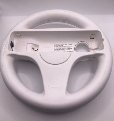 Nintendo Wii - Original Lenkrad / Wheel Controller - Weiß - für Mario Kart