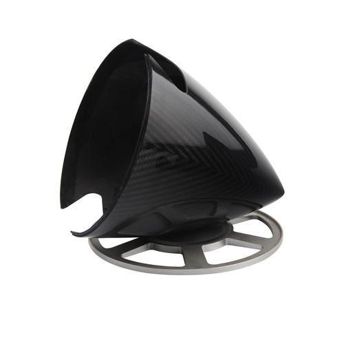 1X 5 inch Carbon Fiber Spinner 2 Blade For Gas RC Airplane ZY01 Black New - Picture 5 of 13