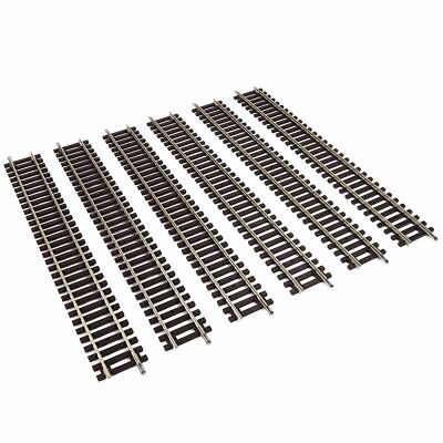 Evemodel HO Scale Code 100 9'' Straight Track Copper-Nickel Rail with Joiner