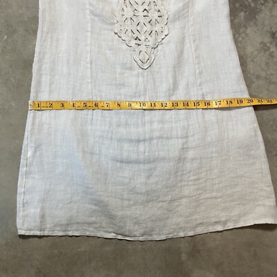 daria linen dress Daria Green Geo Linen Collared Dress