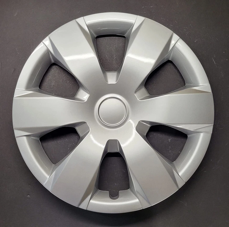 New Wheel Covers Hubcaps Fits 2007-2011 Toyota Camry 16" Silver Set of 4 Foto 2 de 4