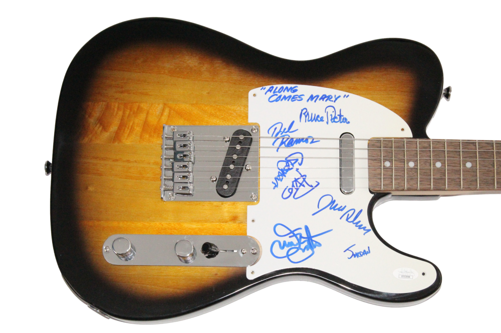 The Association Full Band Signed Autograph Fender Electric