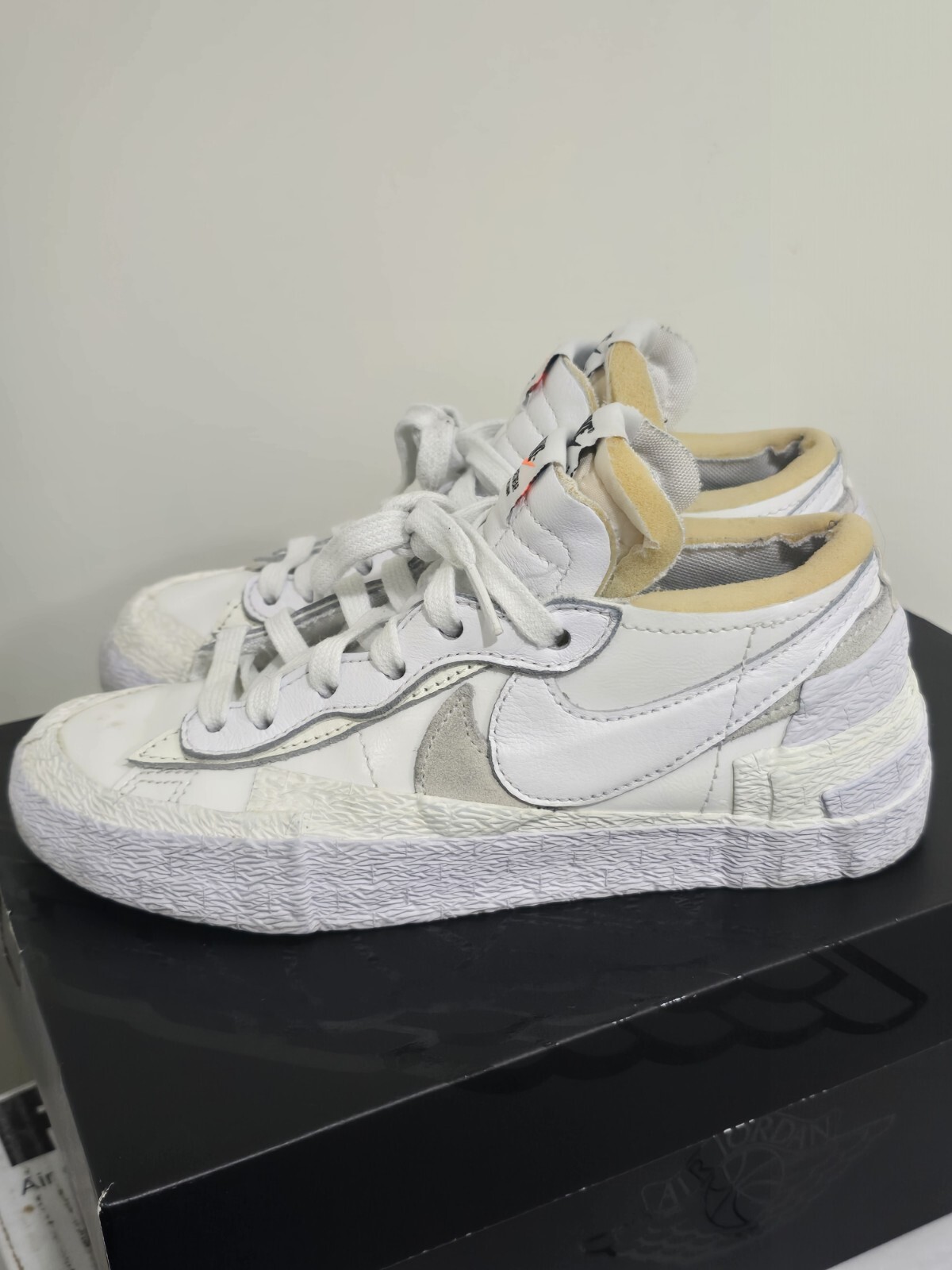 SACAI X NIKE Nike Blazer Low x Sacai bianco lucido taglia 4M 5 5 W 2022 DM6443 100