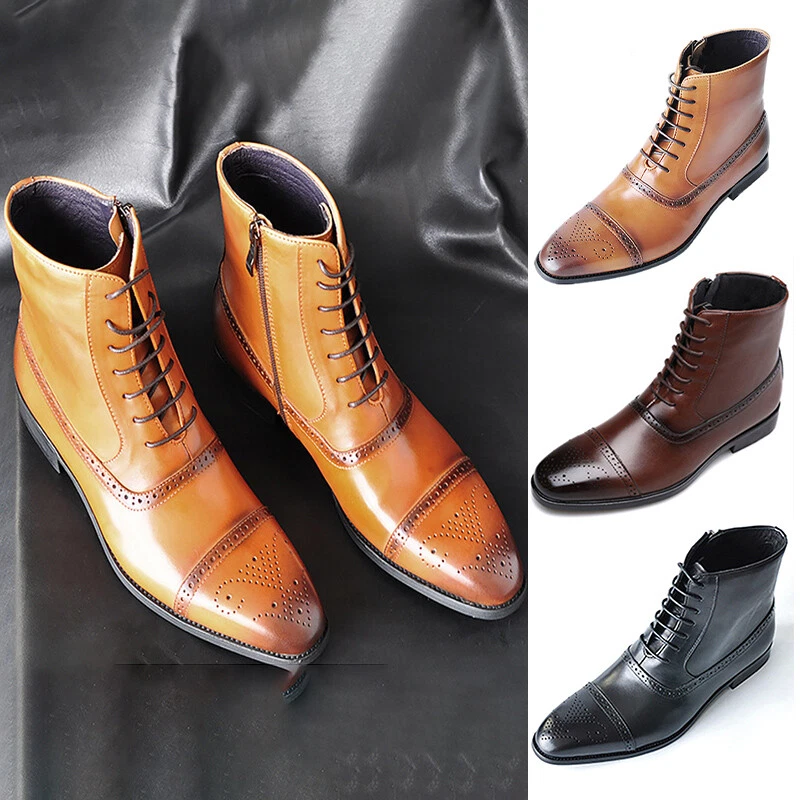 men vintage leather shoes