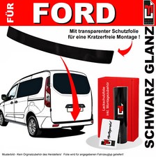 Lackschutzfolie Ladekante für Ford Tourneo Connect 3 ab 2022 Schwarz Glanz