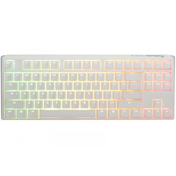 Ducky One 3 Classic Pure White TKL Gaming Tastatur RGB LED - MX-Brown tastiera U