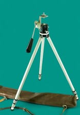 Soviet tripod to the camera Folding Tripod in stylish leather case, retro photo