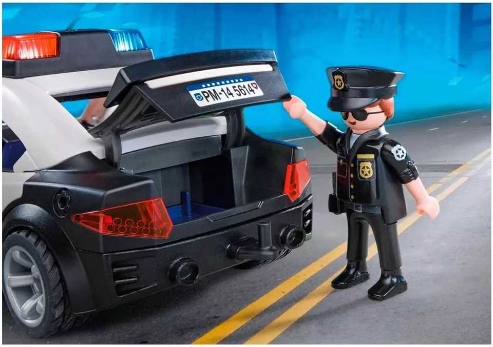 Playmobil POLICE CRUISER vehicle car with flashing lights City Action 5673 - Image 4 of 4
