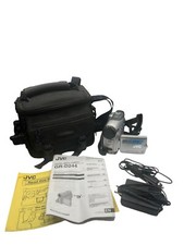 JVC GR-D244U DV Camcorder Includes Manual  Bag Cracked Lens Read