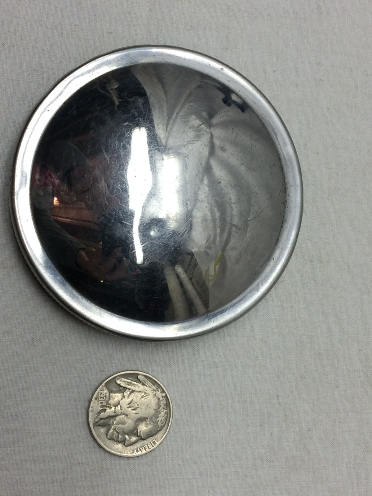 Vintage Gas Cap Automobile Car Auto Hot Rat Rod 2 7/8" Chrome Round | eBay