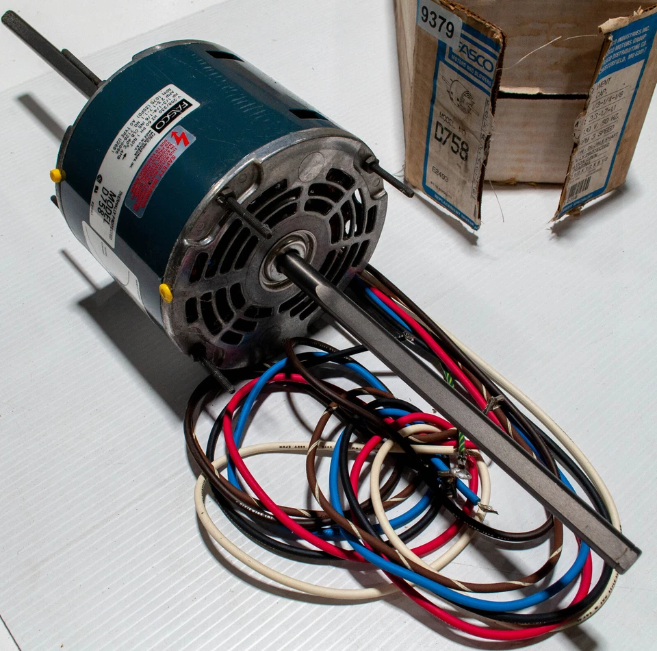 Motor de CA Fasco D758 1/3 1/4 1/6 HP 1075 RPM 7126-0096 Foto 4 de 4