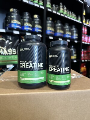 Micronized Creatine Monohydrate Powder Unflavored by Optimum Nutrition | 2 Sizes