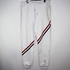 Thom Browne Mens 4 34 x 30 Striped Loopback Sweatpants K570