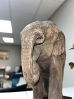 19th Antique Century Carved Balinese Teak Elephant Possibly Temple Carving — photo 5