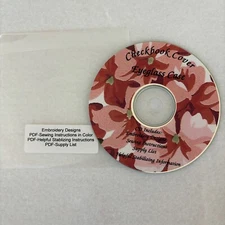 Michelle’s Designs Checkbook Cover Eyeglass Case Embroidery & Sewing  CD-ROM
