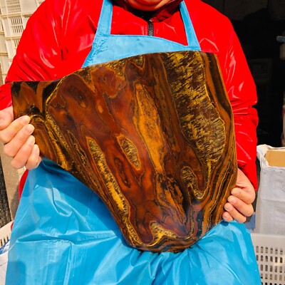 26.95LB  Large Natural Tiger's Eye Stone Quartz Crystal Specimen Mineral Healing
