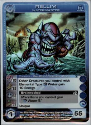 (cc1020) RELLIM Chaotic Card (Courage 80 Power 85 Wisdom 65 Speed 35 Energy 55)