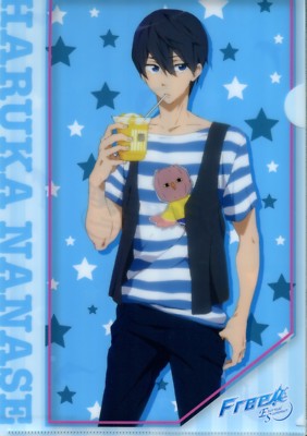 clear file folder promo Free Iwatobi Swim Club anime Nanase Haruka