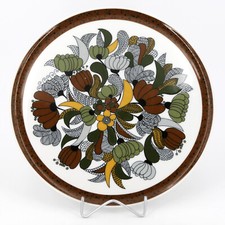 THOMAS Kiruna Camargue Tortenplatte 30,5 cm Kuchenplatte Vintage 70er Bengtsson