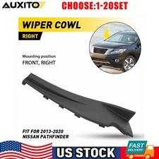 For Nissan Pathfinder 2013-20 Windshield Wiper Cowl Extension Trim R Black 1-5X