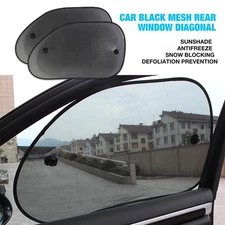 Car Side Window Sun Shade Cover Visor Mesh Shield UV Block Screen 