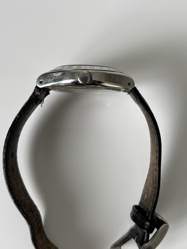 Men’s Swatch Irony 1990´s Vintage Automatic Watch. Black dial, leather strap - Picture 6 of 9