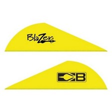 Bohning Blazer Vanes 2" Solid Neon Yellow Set Of 100 - 10832NY2