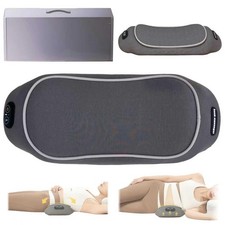 Rechargeable 3-in-1 Lumbar Massager with Heat  Traction - Portable Electric ...