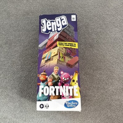 Hasbro Jenga: Fortnite Edition Block Stacking Game Brandneu & Versiegelt