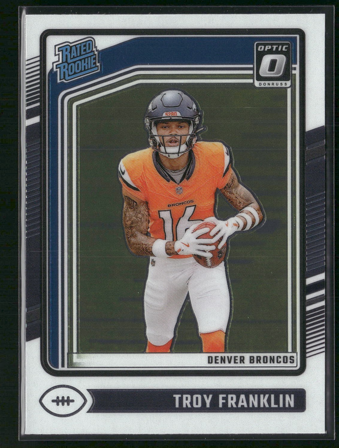 2024 Donruss Optic #294 Troy Franklin Holo